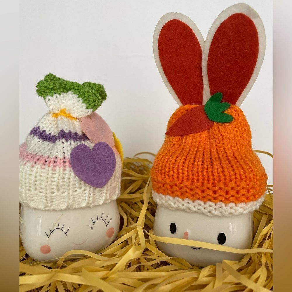 ‎EASTER MARSHMALLOW MUG HATS, SET OF 2